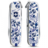 Складной нож Victorinox CLASSIC LE "Porcelain Elegance" 58мм/1сл/7функ/цветн/чехол /ножн Складной нож Victorinox CLASSIC LE "Porcelain Elegance" 58мм/1сл/7функ/цветн/чехол /ножн