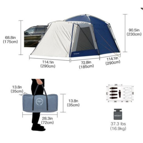 Намет KingCamp MEIFI PLUS (KT4083) BLUE / BEIGE Намет KingCamp MEIFI PLUS (KT4083) BLUE / BEIGE