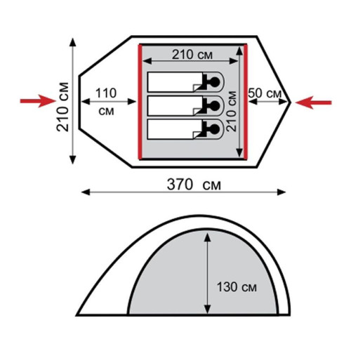 Палатка Tramp Stalker 3 v2 TRT-076