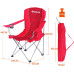 Шезлонг KingCamp Arms Chairin Steel (KC3818) Red