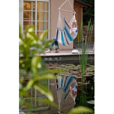 Стілець-Гамак зі стійкою La Siesta CIC143MEA129 aqua blue