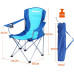 Шезлонг KingCamp Arms Chairin Steel (KC3818) Blue
