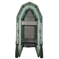Лодка Bark ВТ-270D двухместная моторная, реечный настил, передвижные сиденья