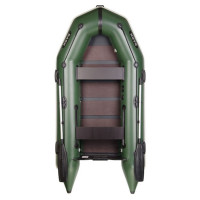 Лодка Bark ВТ-290K двухместная моторная, 1 передвижное и 1 фикс.сиденье, слань-книжка