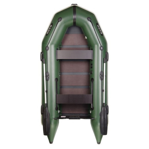 Лодка Bark ВТ-290K двухместная моторная, 1 передвижное и 1 фикс.сиденье, слань-книжка