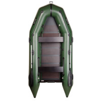 Лодка Bark ВТ-330K четырехместная моторная,1 передвижное и 1 фикс.сиденье, слань-книжка