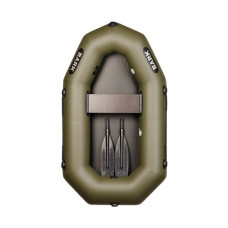 Лодка Bark В-190K одноместная, гребная, фикс.сиденье, слань-книжка