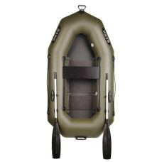 Лодка Bark В-210 одноместная, гребная, передвижное сиденье, реечный настил