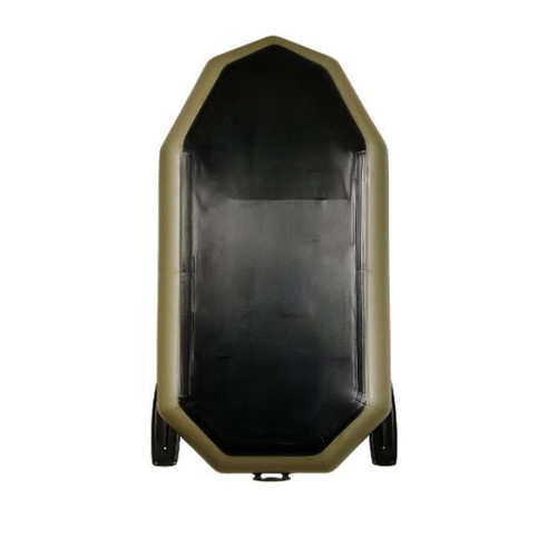 Лодка Bark В-240DK двухместная, гребная, передвижные сиденья, слань-книжка