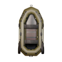 Лодка Bark В-260РDK двухместная, гребная, привальный брус, 4 ручки, передвижные сиденья, слань-книжка Лодка Bark В-260РDK двухместная, гребная, привальный брус, 4 ручки, передвижные сиденья, слань-книжка