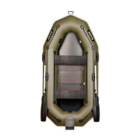 Лодка Bark B-260NPD двухместная, гребная, привальный брус, 4 ручки, реечный настил, навесной транец Лодка Bark B-260NPD двухместная, гребная, привальный брус, 4 ручки, реечный настил, навесной транец