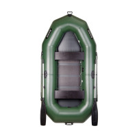 Лодка Bark В-270 двухместная, гребная, фикс.сиденья, реечный настил