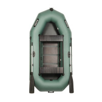 Лодка Bark В-270DK двухместная, гребная, передвижные сиденья, слань-книжка