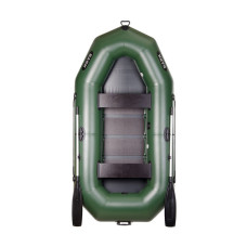 Лодка Bark В-270K двухместная, гребная, фикс.сиденья, слань-книжка
