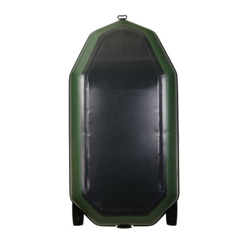 Лодка Bark B-270NP двухместная, гребная, фикс.сиденья, привальный брус, 4 ручки, реечный настил, навесной транец