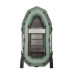 Лодка Bark B-270PDK двухместная, гребная, привальный брус, 4 ручки, передвижные сиденья, слань-книжка