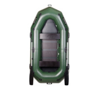 Лодка Bark B-270PK двухместная, гребная, привальный брус, 4 ручки, фикс.сиденья, слань-книжка Лодка Bark B-270PK двухместная, гребная, привальный брус, 4 ручки, фикс.сиденья, слань-книжка