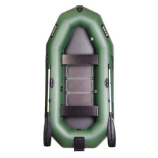 Лодка Bark B-280NK трехместная гребная, фикс.сиденья, навесной транец, слань-книжка