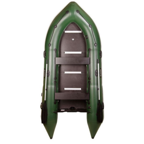 Лодка Bark BN-360S четырехместная моторная, килевая со сплошным разборным настилом, передвижные сиденья
