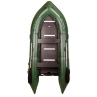 Лодка Bark BN-390S шестиместная моторная, килевая со сплошным разборным настилом,  передвижные сиденья