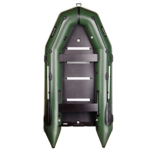 Лодка Bark BT-360S четырехместная моторная, килевая со сплошным разборным настилом, передвижные сиденья