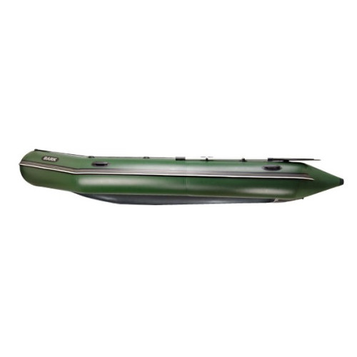 Лодка Bark BT-420S восьмиместная моторная, килевая со сплошным разборным настилом, передвижные сиденья