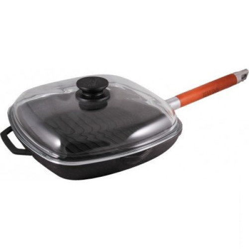 СКОВОРІДКА-ГРИЛЬ - 1026С, чавун, 260x45 (БИОЛ)