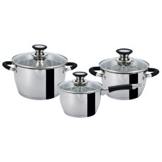 GT-1303-06/2 НАБІР ПОСУДУ 6 ПР. 16см, 1,7л, 18см, 2,4л, 22см,3,25л