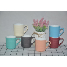 VT-C-44410 Чашка Кольорові лінії, Vittora 410мл