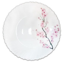 Сакура, Хвиля, Тарілка обідня, VT-1220S, Vittora, 220 мм