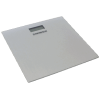 ВЕСЫ электронные - BES-1SS (серые, квадрат., макс-150кг) (GRUNHELM)