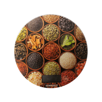 ВЕСЫ (ДЛЯ КУХНИ) - KES-1RD (специи, круглые, макс-5кг) (GRUNHELM)