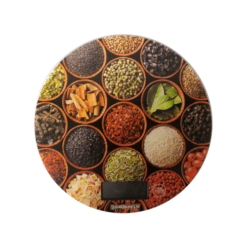 ВЕСЫ (ДЛЯ КУХНИ) - KES-1RD (специи, круглые, макс-5кг) (GRUNHELM)