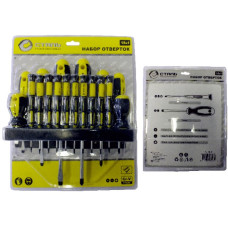 (49007) Набір викруток 18 предметів Сталь