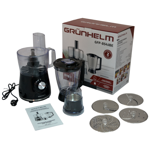 КУХОННЫЙ КОМБАЙН - GFP-854JBE, 850 Вт (GRUNHELM) купить по оптовой цене с доставкой в магазине Ellada.com.ua