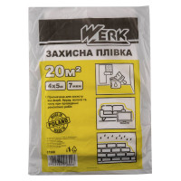 (37300) Плівка П/Е захисна 4x5м, 7мкм WERK