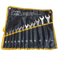 (48403) Набор ключей комбинированных из 12шт CR-V Satine,чехол (СТАЛЬ)