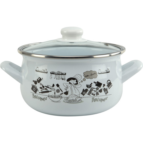 Кухар GT-T-120-CК Каструля TM GUSTO 20 см, 4,0 л