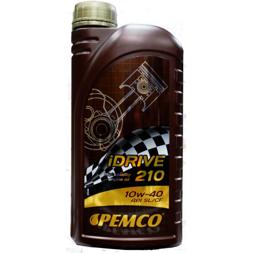 МАСЛО МОТОРНОЕ - iDRIVE 210 SAE 10W-40 1L (PEMCO) купить по оптовой цене с доставкой в магазине Ellada.com.ua