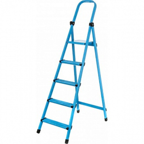 Works 405 Стремянка металлическая 5 ступеней купить по оптовой цене с доставкой в магазине Ellada.com.ua
