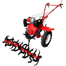 КУЛЬТИВАТОР КРАСНЫЙ (ВОЗДУХ) - 1350-3 (колеса 12", 9лс) (FORTE)