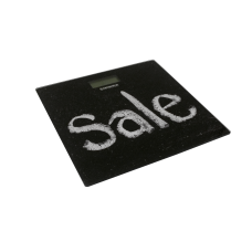 ВЕСЫ электронные - BES-1SL (Sale,квадрат.,макс-180кг) (GRUNHELM)