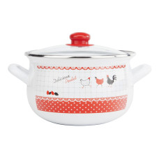 Веселі курчата GT-T-118-C Каструля TM GUSTO 18 см, 3,1 л