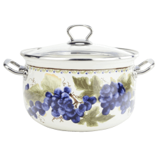 Виноградна гілка Premium GT-T-224-G Каструля TM GUSTO 24 см, 5,7 л