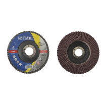 Круг лепестковый плоский - 125х22,2 P80, Т27 (Свiтязь) оксид алюминiю Круг лепестковый плоский - 125х22,2 P80, Т27 (Свiтязь) оксид алюминiю