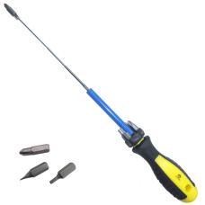 (49047) Набір 7в1 (викрутка з бітами і магнітним тримачем) Сталь