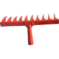 ГРАБЛИ - ВИТЫЕ 10 ЗУБОВ (порошковая покраска) (МОЛОТ)