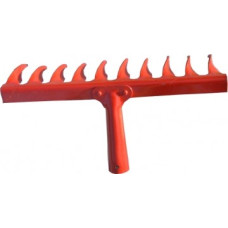 ГРАБЛИ - ВИТЫЕ 10 ЗУБОВ (порошковая покраска) (МОЛОТ)