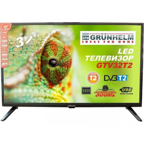 Телевизор - GTV32T2, Т2 HD (GRUNHELM) купить по оптовой цене с доставкой в магазине Ellada.com.ua