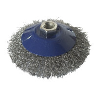 Щітка конічна з гофрованої проволоки 100 мм,M14 (СВІТЯЗЬ)